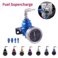 Universal Supercharger Fuel Booster With Meter Adjustable Fuel Regulator Car Tuning Accessories