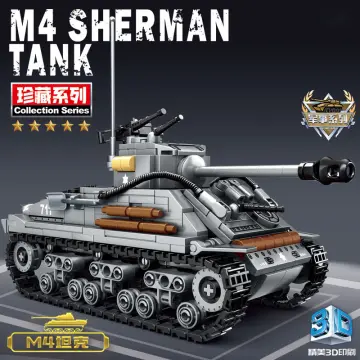 BMC WW2 Sherman M4 Tank - Dark Green 1:32 Military