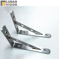 ❁ Size 100x150mm3mm Thick stainless steel Shelf bracket marble stand wall shelf bracket Load-bearing 50kgHome Hardware