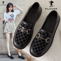 ✕ PLOVER genuine British style small leather shoes for women summer 2023 new mesh breathable one-leg Japanese JK loafers