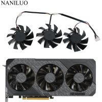 75มม. Gtx 1660 Rx5700 Rx5700xt,สำหรับ Asus Gtx 1660ti 1660Super Rx 5700 Xt Tuf X3 Oc Cooler