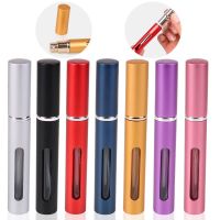 1PC 5/10ml ขวดน้ำหอมแบบพกพาเติมสเปรย์โลหะปั๊มอลูมิเนียม Empty Glass Atomizer Travel ผู้หญิงคอนเทนเนอร์เครื่องสำอาง-final1