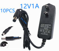 Adapter DC 12V 1A สำหรับ กล้องวงจรปิด หัว5.5x2.1-2.5mm 10PCS