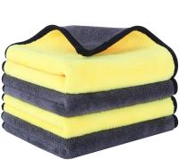 Ultra-thick rag is used to clean cars, glass, stainless steel, tables, windows and soft absorbent microfiber cleaning towels.