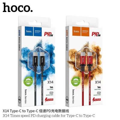 SY Hoco X14 สายชาร์จPD20W TC​ to​ iphone​และPD60W สาย​ชาร์จ​TC​ to​ TC แท้100%