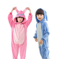 Kids Boy Girl Stitch Pig Dog Costume Kigurumi Cartoon Animal Halloween Fancy Children Dragon Cosplay Dress Onesie Pajama