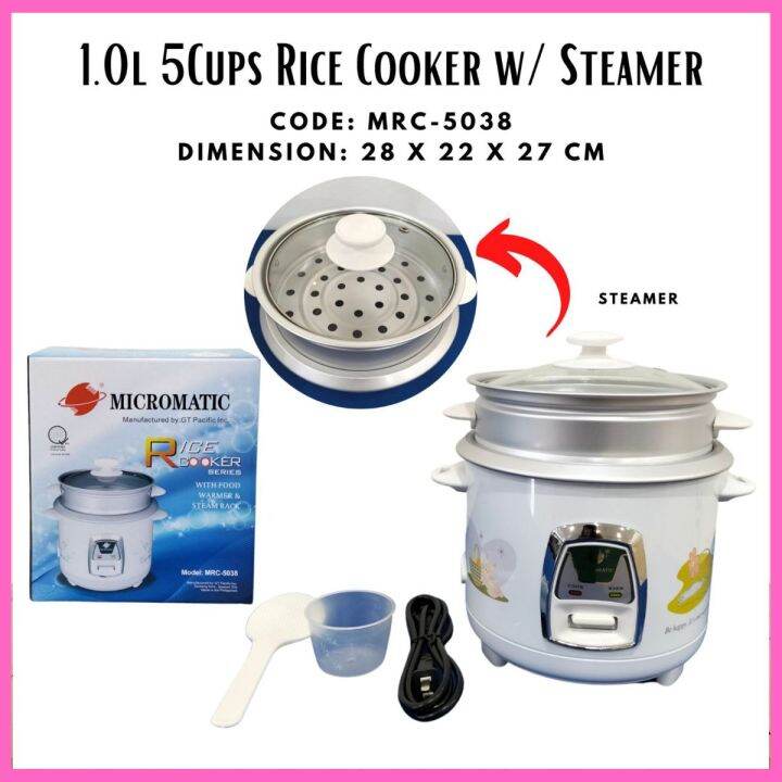 RICE COOKER WITH STEAMER 1 LITER/ RICE COOKER WITH CUP/ RICE COOKER