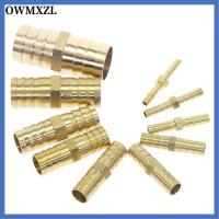 OWMXZL ฟิตติ้งท่อ ข้อต่อท่อตรง หลอดสำหรับหลอด 6mm 8mm 10mm 12mm 16mm อะแดปเตอร์ตัวเชื่อมต่อ ทนทานต่อการใช้งาน ทองเหลืองเบิ้ล เข็มเจาะท่อ ท่อพียู