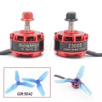 4 Pezzi Sparkhoy 2306S 2400/2700KV 2-4S Lipo Motore Brushless CW CCW 5Mm Albero 16X19mm ต่อ Elica Da 5 Polrici RC Multirotor Airplane