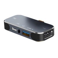 Type C HUB 4 In1 Adapter Charger USB3.0 Expander PD Fast Charge USB Computer Splitter for PC Mac Laptop Desktop