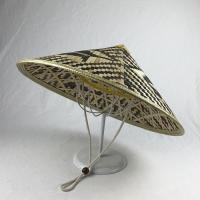 COD tjjs079 Handmade bamboo weaving straw hat hats for men and wome手工竹编斗笠帽子男女大沿草帽田园出游遮阳三条鱼舞台表演道具帽yantaisx.my3.5