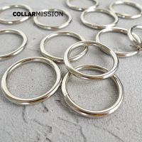 Retail Metal O Cincin untuk Hewan Peliharaan Anjing Kerah 30 Mm Anyaman Tali Tas Kulit Jahit Bagian DIY Aksesori O-berbentuk Gesper YH30Y