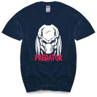 2023Newฤดูร้อนชายเสื้อยืดยี่ห้อ Teeshirt Predator Alien T เสื้อคลาสสิก Retro ภาพยนตร์ Tee New Cotton Man T เสื้อ Drop การจัดส่ง