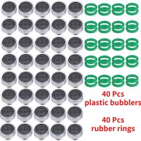 40 Pcs 24mm Kitchen Basin Faucet Aerator Splash-proof Filter Mesh Core Water Saver Outlet Accessories Faucets Kitchen