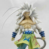 โมเดล Goku ห้าพิเศษผมสีขาวจำลองรายละเอียดทนทานโมเดลแบบพกพาของแต่งห้องทำงานสำหรับห้องนั่งเล่น