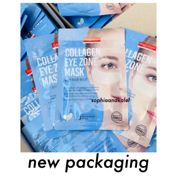 PUREDERM Collagen Eye Zone Mask 30 sheets Lazada PH