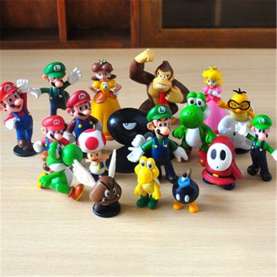 ตุ๊กตาฟิกเกอร์ Super Mario Bros 18 ชิ้น
