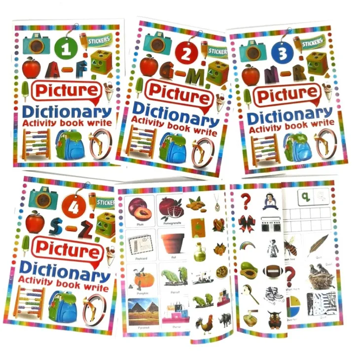 #JQ915 A-Z PICTURE DICTIONARY FOR KIDS EDUCATIONAL LEARNING | Lazada PH