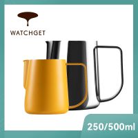 250/450/500ml watchget Stainless Steel Milk Frothing Jug Espresso Coffee Latte Art Pitcher Barista Coffee Latte Cappuccino