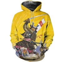 New fashion samurai warriors fruit 3D printed men and women Pullover Sweatshirt casual zipper hoodies jacket tops