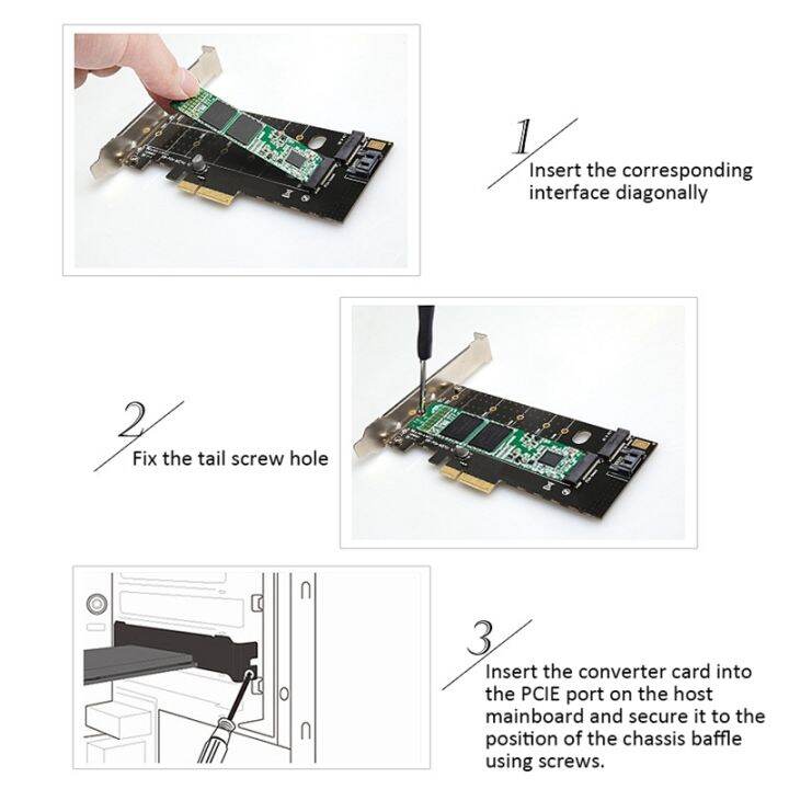 pcie-to-m-2-nvme-ssd-ngff-adapter-card-mkey-bkey-dual-protocol-expansion-card-supports-110mm-extended-ssd-hard-disk