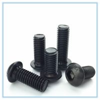 10PCS M5/M6*8/10/12/16/20mm Mushroom head inside hexagon screw half round head hexagon screw Nails Screws  Fasteners