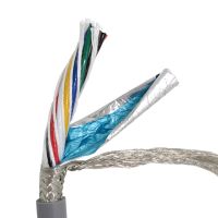 [HOT ZHKKZZLWWG 510] 1.5มม./15AWG 2 12Core Towline Shielded Cable 1M PVC ลวดยืดหยุ่นความต้านทานต่อการดัดลวดทองแดงทนต่อการกัดกร่อน