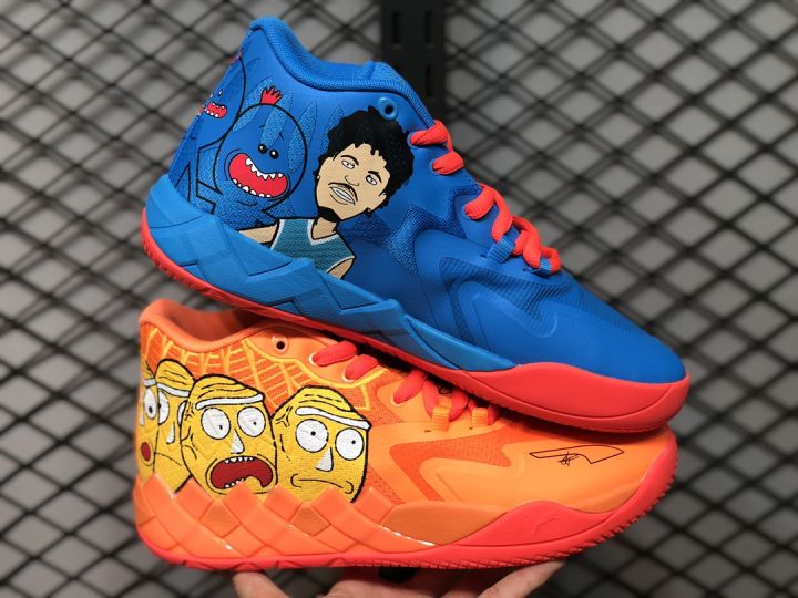 MB1× Puma Rick and Morty Lamelo Ball shoes MB.01 Medium help combat ...