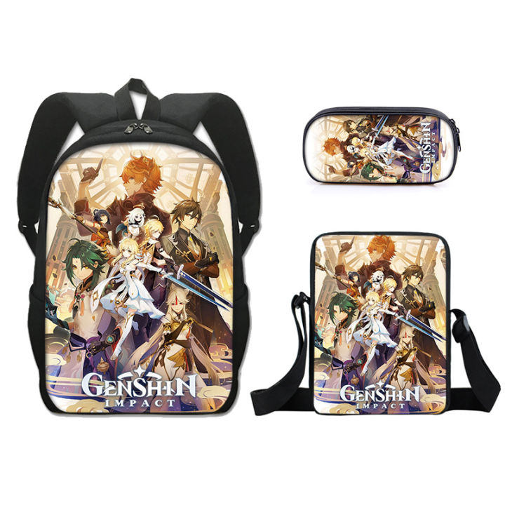 gmae-anime-genshin-impact-keqing-schoolbag-backpack-shoulder-bag-pencil-case-gift-for-kids-students