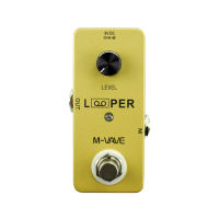 M-VAVE LOOPER Mini Guitar Loop Electric Guitar Looper Effect Pedal Max. 5 Minutes Recording Time Unlimited Overdubs Full Metal Shell