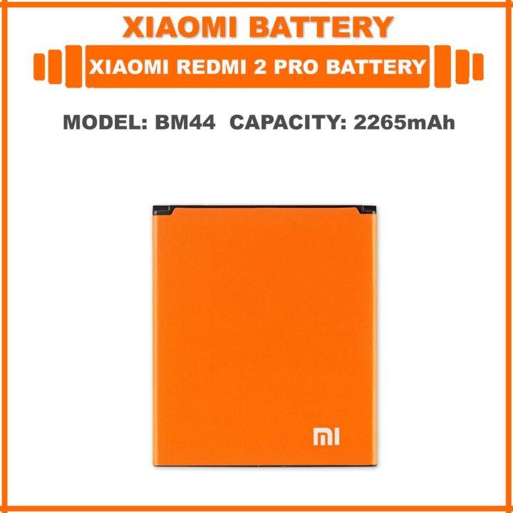 แบตเตอรี่-แท้-original-xiaomi-redmi-2-pro-battery-model-bm44-2265mah-ส่งตรงจาก-กทม-รับประกัน-3เดือน