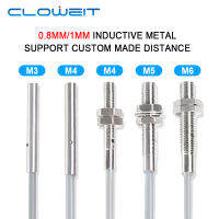 Cloweit Proximity Sensor สวิทช์ขนาดเล็ก M4 M5 M6 1มม. สแตนเลสอุปนัย LJ4A3 LJ5A3การตรวจจับอัตโนมัติสำหรับโลหะ