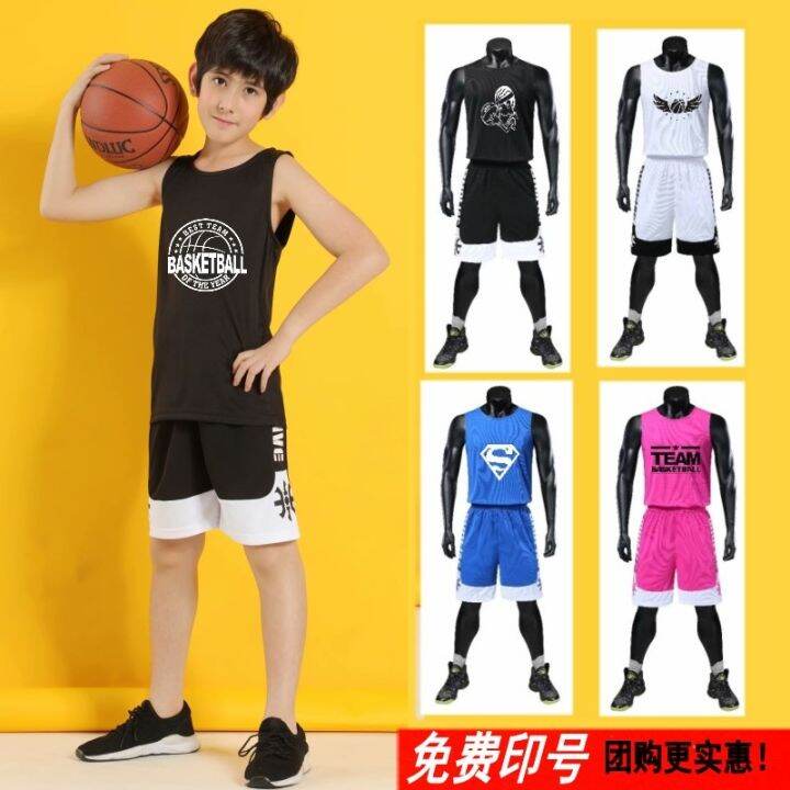Children children summer basketball suit custom boy cuhk children's