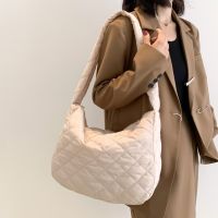 Womens Bag jennie cos cloud bag New Fashion Space Cotton Bag Large Capacity Rhombus Hobo Bag Shoulder Bag for Women 【JULE】