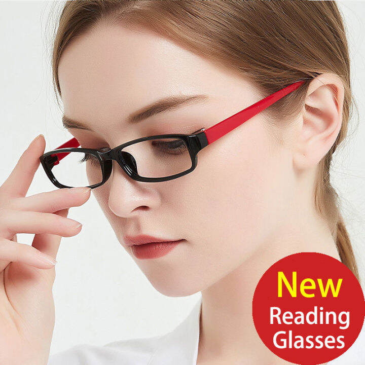 Anti Blue Reading Glasses Ladies AntiFatigue Elderly Resin Comfortable HighDefinition Reading