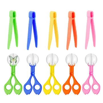 4 Pcs Outdoor Toys Toddler Sensory Learning Tools Insect Catcher Kids  Children Insects Toy Plastic Scissor Clamp