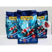 (ลด50%)อาหารปลา ออพติมั่ม Optimum สาหร่ายสไปรูลิน่า6% เร่งสี เร่งโต ลดการสะสมของไขมัน Growth&amp;Color ปริมาณ 1.5กก