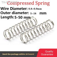 ♞♕ 304 Stainless steel Compressed Spring Wire diameter 0.8-0.9mm External diameter 5-18mm Pressure Spring Outlet Store