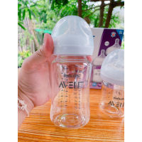 Philips Avent ขวดนมรุ่น Natural ขนาด 8 ออนซ์ (ขวดแก้ว) ของแท้ ?%