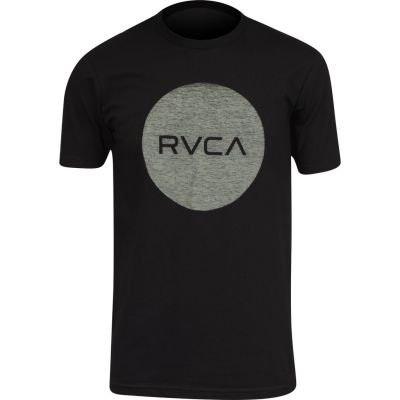 RVCA logo graphic cotton O-neck T-shirt for men