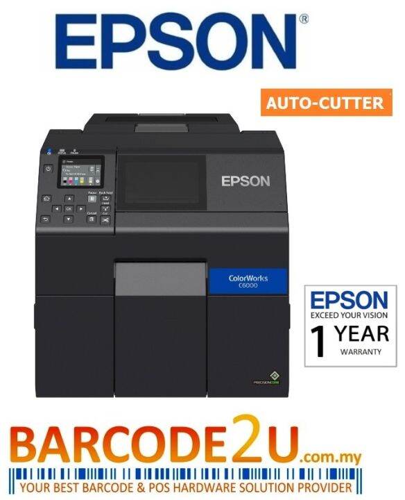Epson ColorWorks C6050A Colour Label Printer with AutoCutter Lazada