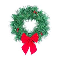 Christmas Decor Wreath With Lights, Fits Car, Door Decoration, Mounting Equipment Included