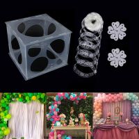 Lennie1 HUHULE 11Holes Balloon Sizer Box Ballons Accessories Birthday Wedding Decoration Balons Garland Arches Chain Ballon Glue Dot