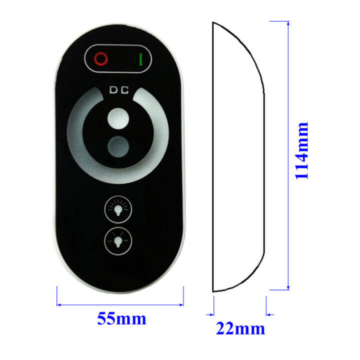 kkmoon-sakelar-peredup-หรี่ไฟ-pwm-ที่นำ-dc-12v-24v-18a-พร้อมรีโมทควบคุมสไลด์หรี่แสงได้สวิตช์หรี่ไฟปรับแต่งความสว่าง