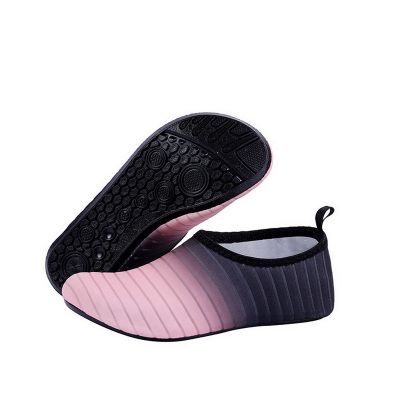 Water Shoes Unisex Quick Dry Beach Sock Barefoot Shoes Men Women Swimming Upstream Sneaker Light Yoga Aqua Shoe Striped Colorful
