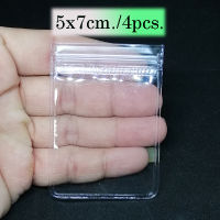 PVC ซองแข็ง อย่างดี เกรด A Ziplock 5x7ซม. ซิปล็อค ใส เหมาะสำหรับใส่ของมีค่า นามบัตร เครื่่องประดับ