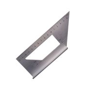 Aluminum Alloy Wooden Square Multifunction Ruler 45 90 Degree Gauge Rule Woodworking Tool E56C