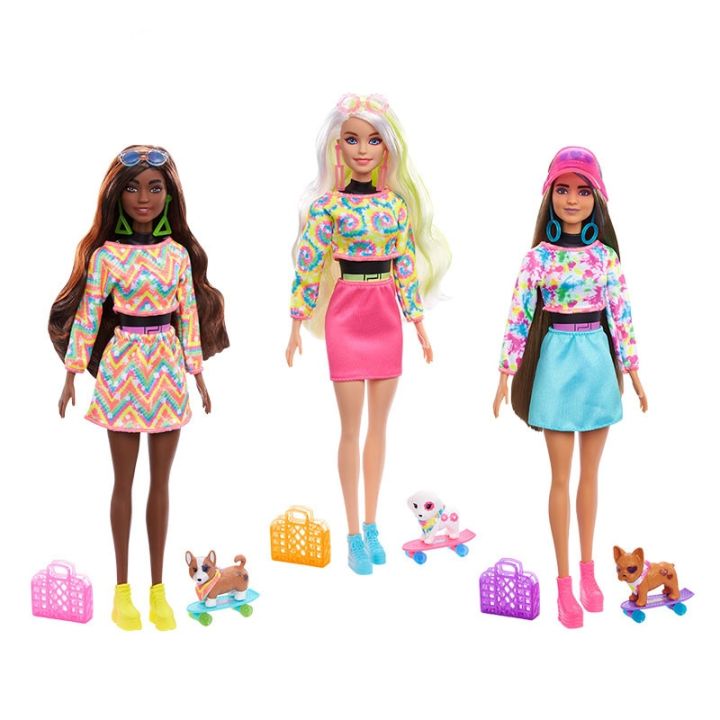 Barbie Color Reveal Totally Neon Fashions Doll With 25 Surprises ...