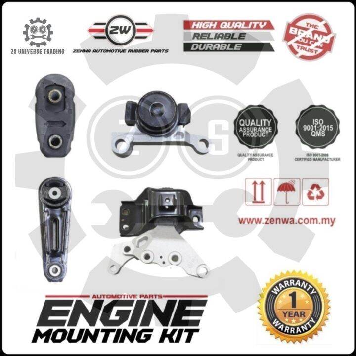 ZW Nissan Serena C26 Engine Mounting Kit Set | Lazada