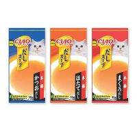 อาหารสุนัข ขนมสุนัข CIAO DOG FOOD ดาชิเพ้าซ์ ซุปเข้มข้น 4x35g